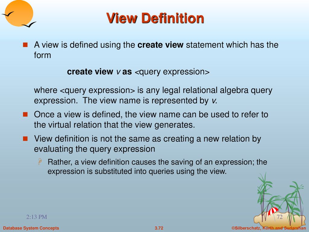 view definition